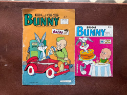 2 COUVERTURES BD  Bugs Bunny - Andere & Zonder Classificatie