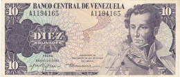 BILLETE VENEZUELA 10 BOLIVARES 1980 P-57a - Sonstige – Amerika