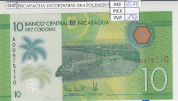 BILLETE NICARAGUA 10 CORDOBAS 2014 POLIMERO P-209a - Autres - Amérique