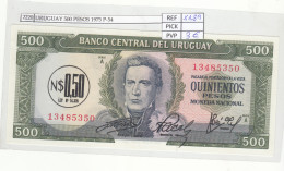 BILLETE URUGUAY 500 PESOS 1975 P-54 - Otros – América