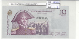 BILLETE HAITI 10 GOURDES 2012 P-272e  - Otros – América