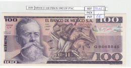 BILLETE MEXICO 100 PESOS 1982 P-74c.13  - Otros – América