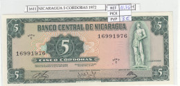 BILLETE NICARAGUA 5 CORDOBAS 1972 P-122a  - Autres - Amérique