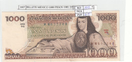 BILLETE MEXICO 1000 PESOS 1981 P-76c XX  - Otros – América