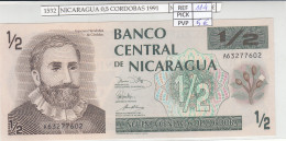 BILLETE NICARAGUA 0,5 CORDOBAS 1991 P-171  - Altri – America
