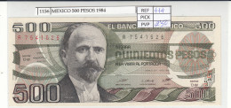 BILLETE MEXICO 500 PESOS 1984 P-79b.6  - Andere - Amerika