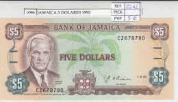 BILLETE JAMAICA 5 DOLARES 1992 P-70d.2  - Other - America
