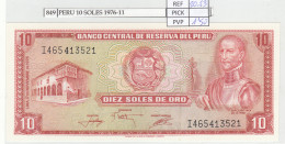 BILLETE PERU 10 SOLES 1976 P-112 - Otros – América