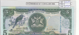 BILLETE TRINIDAD Y TOBAGO 5 DOLARES 2006 P-47a - Autres - Amérique