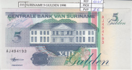 BILLETE SURINAME 5 GULDEN 1998 P-136b.3 - Altri – America