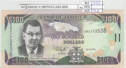 BILLETE JAMAICA 100 DOLARES 2010 P-76c - Andere - Amerika