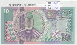 BILLETE SURINAME 10 GULDEN 2000 P-147 - Andere - Amerika