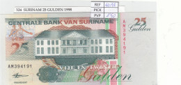 BILLETE SURINAME 25 GULDEN 1998 P-138d - Other - America