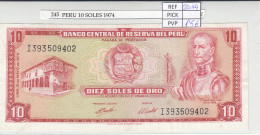 BILLETE PERU 10 SOLES 1974 P-100c.3 - Other - America