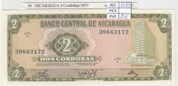 BILLETE NICARAGUA 2 CORDOBAS 1972 P-121a - Otros – América