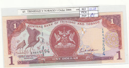 BILLETE TRINIDAD Y TOBAGO 1 DOLAR 2006 P-46a - Andere - Amerika