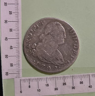 CRE2924 MONEDA ESPAÑA CARLOS IV 4 REALES 1792 MADRID PLATA - Otros & Sin Clasificación