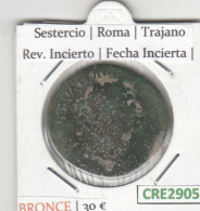 CRE2905 MONEDA ROMANA SESTERCIO VER DESCRIPCION EN FOTO - République (-280 à -27)