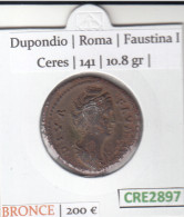 CRE2897 MONEDA ROMANA DUPONDIO VER DESCRIPCION EN FOTO - Republiek (280 BC Tot 27 BC)
