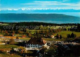 12900164 La Chaux-de-Fonds Fliegeraufnahme Hotel Et Col De La Vue-des-Alpes La C - Altri & Non Classificati