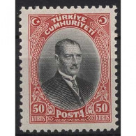 Türkei 1929 Mustafa Kemal Pascha, Genannt Atatürk, Staatspräsident 890 Mit Falz - Nuevos