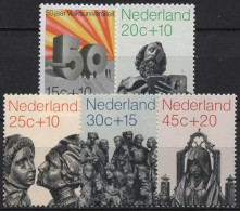 Niederlande 1971 Soziale Und Kulturelle Fürsorge Holzfiguren 958/62 Postfrisch - Nuevos