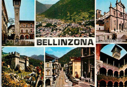 12897220 Bellinzona Kirche Platz Schloss Teilansicht  Bellinzona - Otros & Sin Clasificación