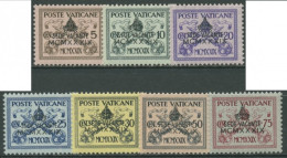 Vatikan 1939 Sede Vacante - Tod Von Papst Pius XI. 73/79 Postfrisch - Unused Stamps