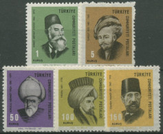 Türkei 1967 Persönlichkeiten 2053/57 Postfrisch - Ungebraucht