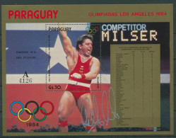 Paraguay 1985 Goldmedaillengewinner Los Angeles Block 410 Postfrisch (C22698) - Paraguay