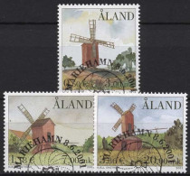 Aland 2001 Windmühlen 192/94 Gestempelt - Ålandinseln