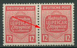 SBZ West-Sachsen 1945 Musterschau Leipzig Mit Plattenfehler 125 Y VI Postfrisch - Other & Unclassified