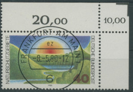 Bund 1980 Naturschutzgebiete 1052 KBWZ Gestempelt (R10263) - Oblitérés