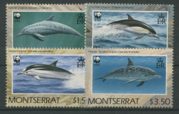 Montserrat 1990 WWF Tiere Meerestiere Delphine 786/89 Postfrisch - Montserrat