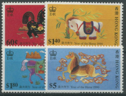 Hongkong 1990 Chinesisches Neujahr: Jahr Des Pferdes 581/84 Postfrisch - Unused Stamps