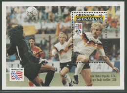 Grenada-Grenadinen 1993 Fußball-WM USA Block 285 Postfrisch (C21965) - Grenade (1974-...)