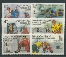 Mauretanien 1979 Olympische Spiele Lake Placid Eishockey 660/65 Postfrisch - Mauretanien (1960-...)