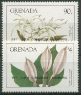 Grenada 1984 UPU Weltpostkongress Hamburg: Blumen 1304/05 Postfrisch - Grenada (1974-...)