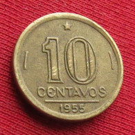 Brazil 10 Centavos 1955 Brasil Bresil Brazilie Brasile W ºº - Brasile