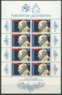 Liechtenstein 1983 Papst Johannes Paul II. Kleinbogen 830 K Postfrisch (C13465) - Ongebruikt