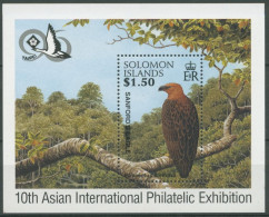 Salomoninseln 1996 TAIPEI'96 Weißbauchseeadler Block 46 Postfrisch (C26773) - Isole Salomone (1978-...)