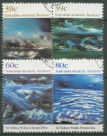 Austral. Antarktis 1989 Eislandschaften Gemälde 84/87 Gestempelt - Gebraucht