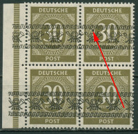 Bizone 1948 Bandaufdruck M. Aufdruckfehler Kasseler Punkt 63 I AF OI Postfrisch - Andere & Zonder Classificatie