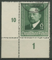 Deutsches Reich 1940 Emil Von Behring 760 Ecke Unten Links Gestempelt - Usados