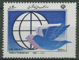 Iran 1991 Welttourismustag: Tauben, Weltkugel 2460 Postfrisch - Irán