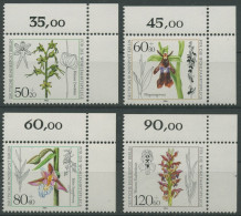 Berlin 1984 Wohlfahrt: Orchideen 724/27 Ecke Oben Rechts Postfrisch (R13258) - Unused Stamps