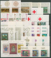 Liechtenstein 1985 Jahrgang Ecke Oben Rechts Komplett Postfrisch (SG14616) - Años Completos