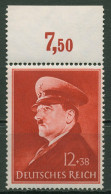 Deutsches Reich 1941 52. Geb. Hitler, Waag. Gummiriff. 772 Y Oberrand Postfrisch - Nuovi