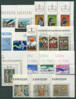Liechtenstein 1979 Jahrgang Komplett Postfrisch, Ecke Oben Rechts (SG14548) - Nuevos