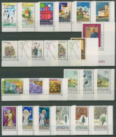 Liechtenstein 1986 Jahrgang Ecke Unten Rechts Komplett Postfrisch (SG14614) - Unused Stamps